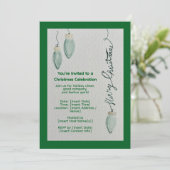 Weihnachtsfeier Einladung (Stehend Vorderseite)