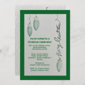 Weihnachtsfeier Einladung (Vorne/Hinten)