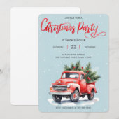 Weihnachtsfeier Einladung (Vorne/Hinten)