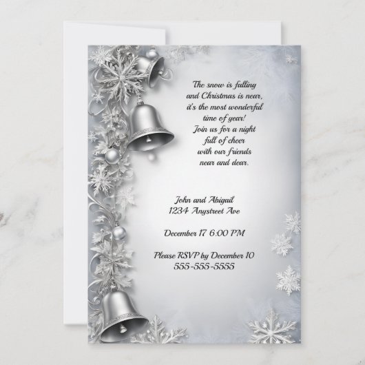 Weihnachtsfeier Einladung (Vorderseite)