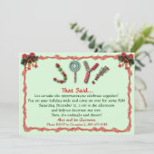 Weihnachtsfeier Einladung (Stehend Vorderseite)