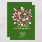 Weihnachtsfeier Einladung (Vorne/Hinten)