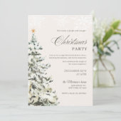 Weihnachtsfeier Einladung (Stehend Vorderseite)