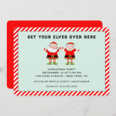 Weihnachtsfeier Einladung (Vorne/Hinten)