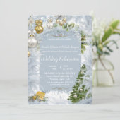 Weihnachtsfeier Einladung (Stehend Vorderseite)