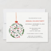 Weihnachtsfeier Einladung (Vorderseite)