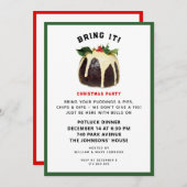 Weihnachtsfeier Einladung (Vorne/Hinten)