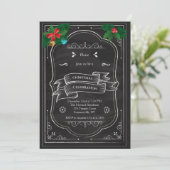 Weihnachtsfeier Einladung (Stehend Vorderseite)