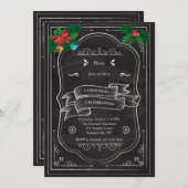 Weihnachtsfeier Einladung (Vorne/Hinten)