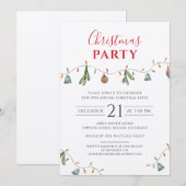 Weihnachtsfeier Einladung (Vorne/Hinten)