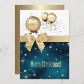 Weihnachtsfeier Einladung (Vorne/Hinten)