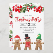 Weihnachtsfeier Einladung (Vorne/Hinten)