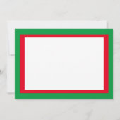 Weihnachtsfeier Einladung (Rückseite)