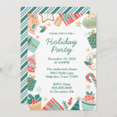 Weihnachtsfeier Einladung (Vorne/Hinten)