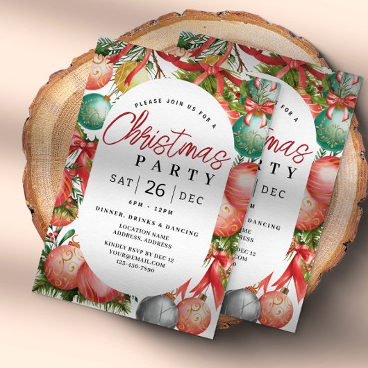 Weihnachtsfeier Einladung