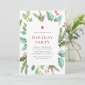 Weihnachtsfeier Einladung (Stehend Vorderseite)