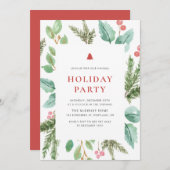 Weihnachtsfeier Einladung (Vorne/Hinten)