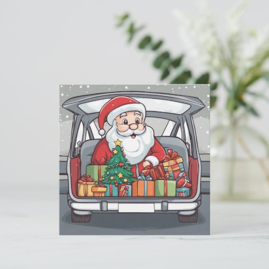 Weihnachtsfeier Einladung (Stehend Vorderseite)