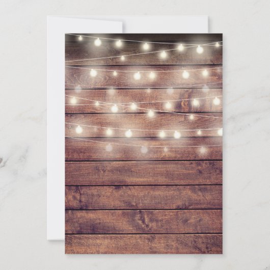 Weihnachtsfeier Einladung (Rückseite)