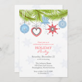 Weihnachtsfeier Einladung (Vorne/Hinten)