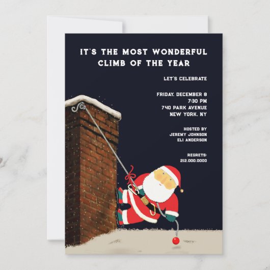 Weihnachtsfeier Einladung (Vorderseite)