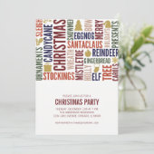 Weihnachtsfeier Einladung (Stehend Vorderseite)