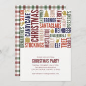 Weihnachtsfeier Einladung (Vorne/Hinten)
