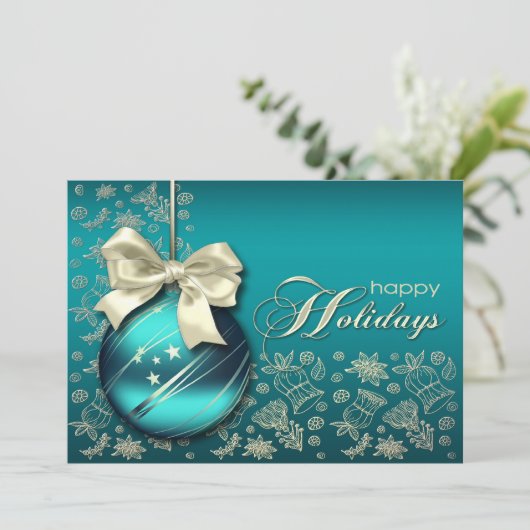 Weihnachtsfeier Einladung (Stehend Vorderseite)