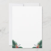 Weihnachtsfeier Einladung (Rückseite)