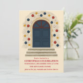 Weihnachtsfeier Einladung (Stehend Vorderseite)