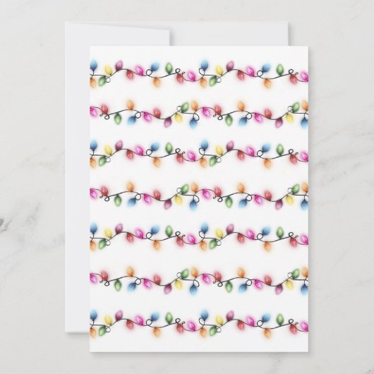 Weihnachtsfeier Einladung (Rückseite)