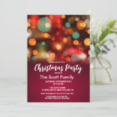 Weihnachtsfeier Einladung (Stehend Vorderseite)