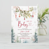 Weihnachtsfeier Einladung (Stehend Vorderseite)