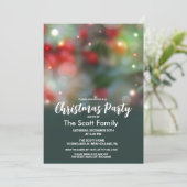 Weihnachtsfeier Einladung (Stehend Vorderseite)