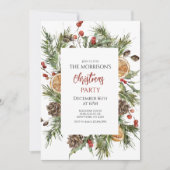 Weihnachtsfeier Einladung (Vorderseite)