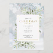 Weihnachtsfeier Einladung (Vorne/Hinten)