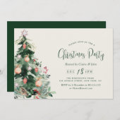 Weihnachtsfeier Einladung (Vorne/Hinten)