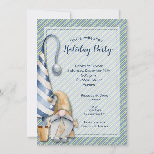 Weihnachtsfeier Einladung (Vorderseite)