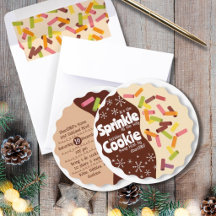 Weihnachtsfeier-Einladung Cookie-Tausch