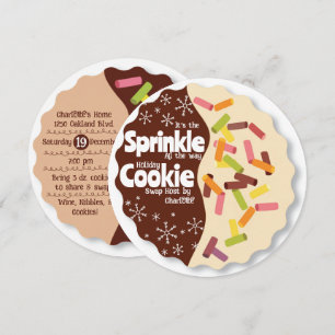 Weihnachtsfeier-Einladung Cookie-Tausch Einladung