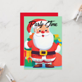 Weihnachtsfeier Einladung des Weihnachtsmannes