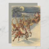 Weihnachtsfeier Einladung des Weihnachtsmanns Rein (Vorne/Hinten)