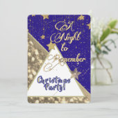 Weihnachtsfeier-Einladung Einladung (Stehend Vorderseite)