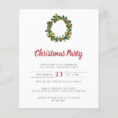 Weihnachtsfeier Einladung Flyer (Vorne)