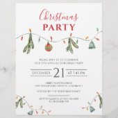 Weihnachtsfeier Einladung Flyer (Vorne)