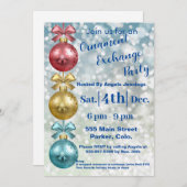 Weihnachtsfeier Einladung Karten (Vorne/Hinten)