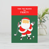 Weihnachtsfeier Einladungen (Stehend Vorderseite)