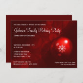 Weihnachtsfeier Einladungen (Vorne/Hinten)