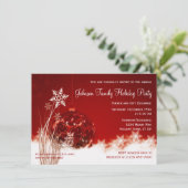 Weihnachtsfeier Einladungen (Stehend Vorderseite)