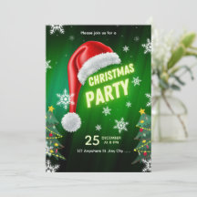 Weihnachtsfeier-Einladungsvorlage